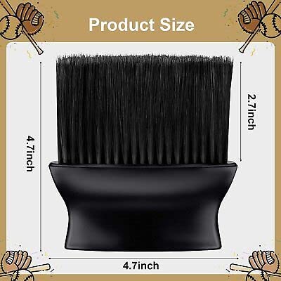LA PERLA TECH BIG arber Brush Neck Duster, Neck Duster Comfortable Grip for Hair