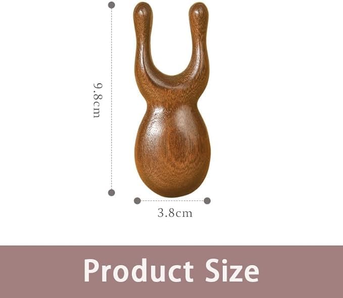 Head Massage Wooden Guasha Comb Massage Comb and Scraping Massage Tools Head Face Neck Full Body Massager for Spa and Relaxation Therapy