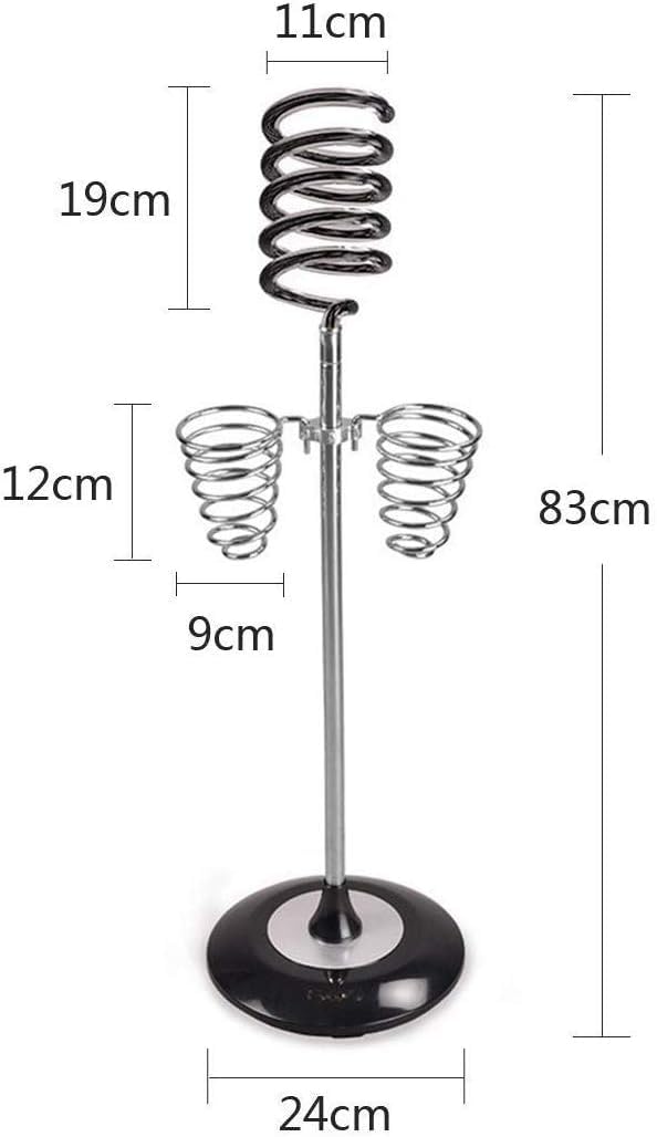 PROFESSIONAL Hair Dryer & Hairdresser Storage Tool, Stainless Steel FloorStanding Hair Dryer and Straightener Organizer Holder for Professional Barbershop Accessories Storage