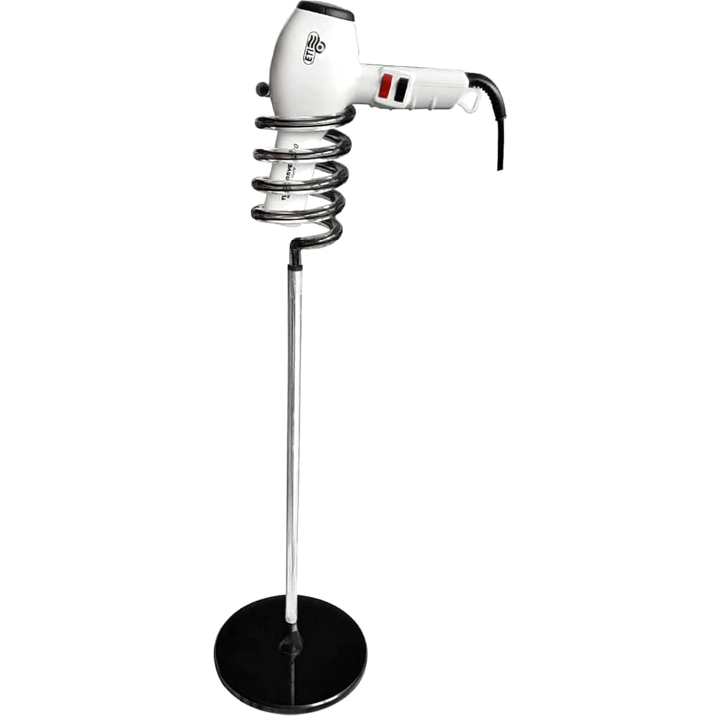 Modern Unique Hair Dryer Holder Stand with Heavy Base and Hands Free Suitable for Personal and Professional Use