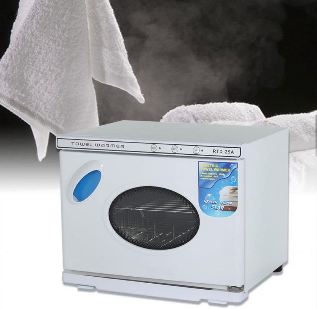 UV Towel Cabinet 25L UV Light Sterilizer Facial Salon Spa Towel Warmer Machine