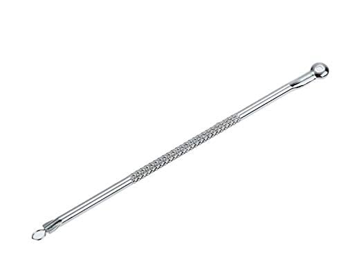 Stainless Blackhead Comedone Facial Acne Cleaner Double Ends Stainless Steel Pimple & Blackhead Remover Acne Extractor Remover Tool Safety Tool