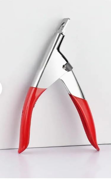 Nail Clippers Scissors U Shape Manicure False Nail Tip Cutter Suitable for Acrylic Gel and Artificial Nail Tips