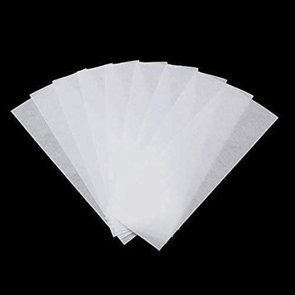 Non Woven Epilator Paper Depilatory Hair Removal Wax Strip- 100 Pieces