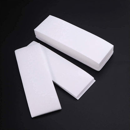 Non Woven Epilator Paper Depilatory Hair Removal Wax Strip- 100 Pieces