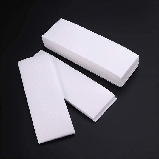 Non Woven Epilator Paper Depilatory Hair Removal Wax Strip- 100 Pieces