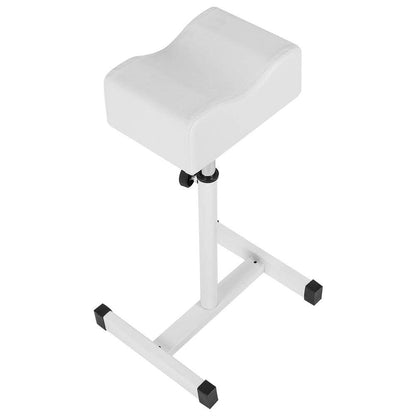 Stool Chair with Footrest,Adjustable Foot Care Pedicure Nail Stool,Pedicure Manicure Technician Nail Footrest Salon Spa Equipment(white)