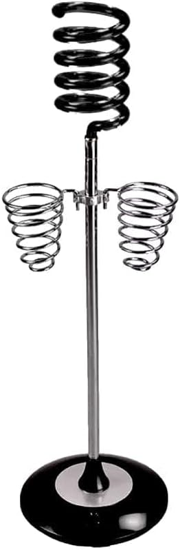 PROFESSIONAL Hair Dryer & Hairdresser Storage Tool, Stainless Steel FloorStanding Hair Dryer and Straightener Organizer Holder for Professional Barbershop Accessories Storage
