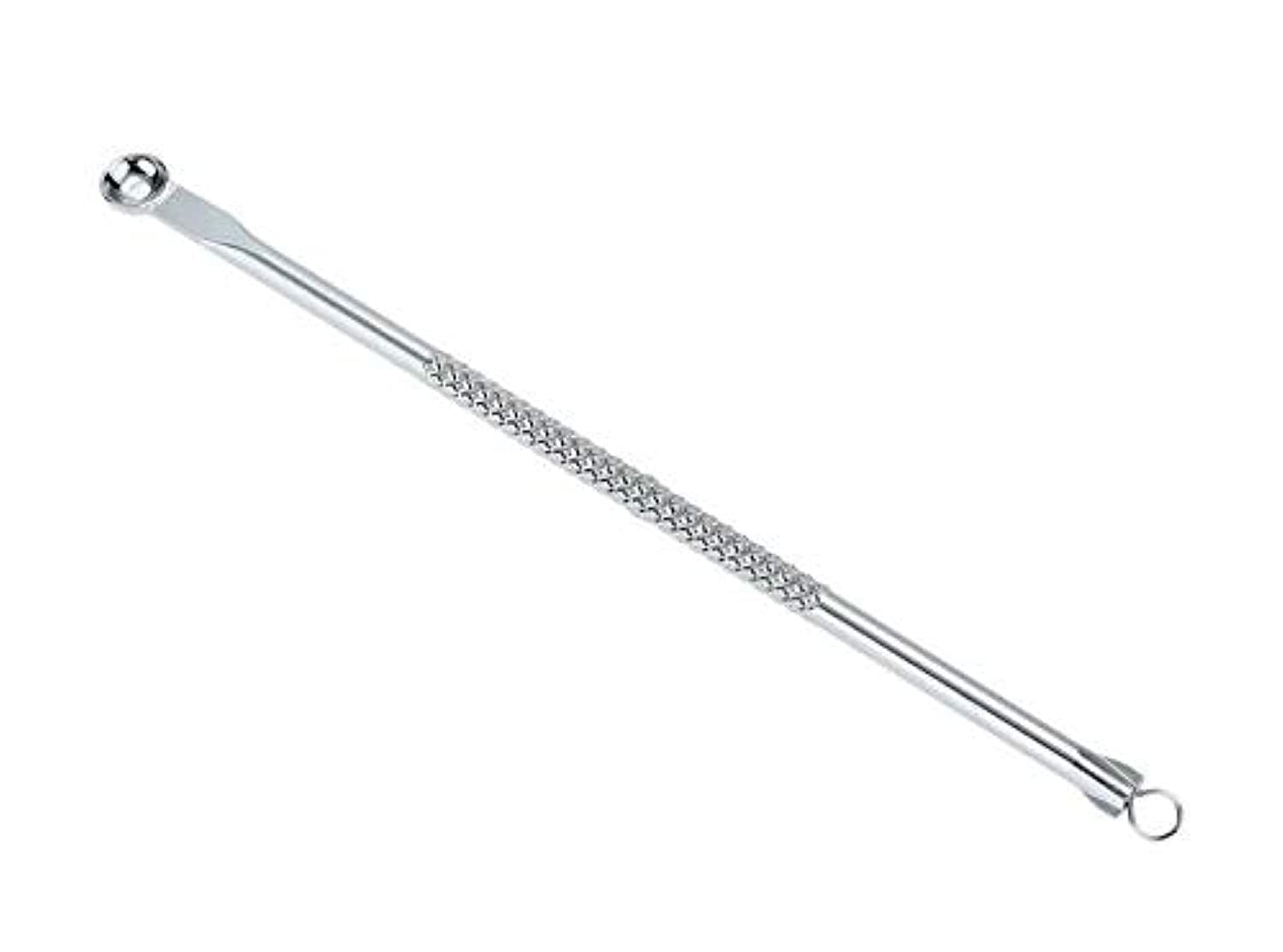 Stainless Blackhead Comedone Facial Acne Cleaner Double Ends Stainless Steel Pimple & Blackhead Remover Acne Extractor Remover Tool Safety Tool