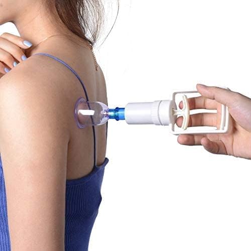 Professional Chinese Acupoint Cupping Therapy Set, Portable Suction Hijama Kit with 12 Cups and Accessories