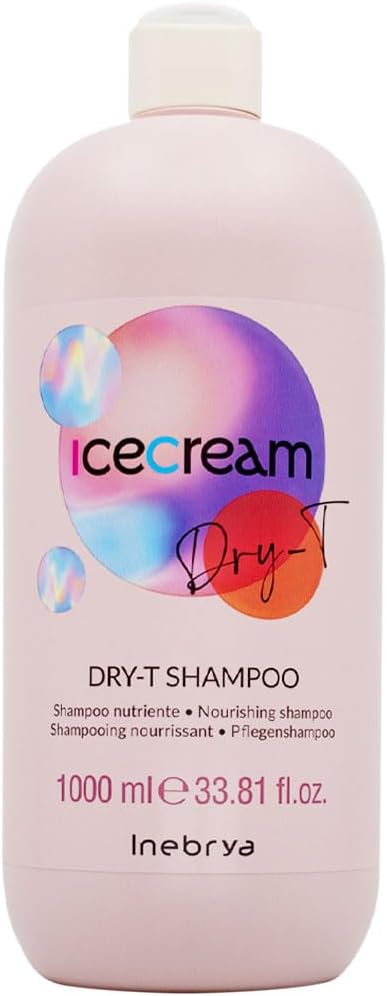 انيبريا شامبو ايس كريم دراي تي - شامبو مغذي 1000 مل Inebrya Ice Cream Dry-T Shampoo - Nourishing Shampoo 1000ml