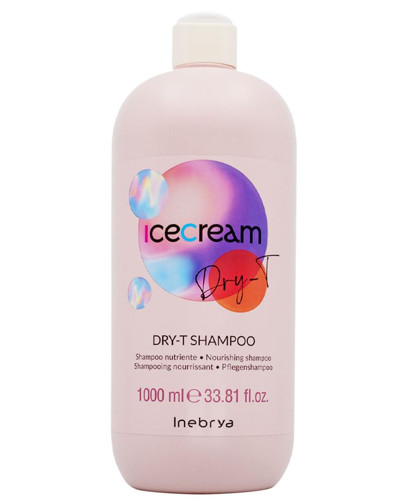 انيبريا شامبو ايس كريم دراي تي - شامبو مغذي 1000 مل Inebrya Ice Cream Dry-T Shampoo - Nourishing Shampoo 1000ml