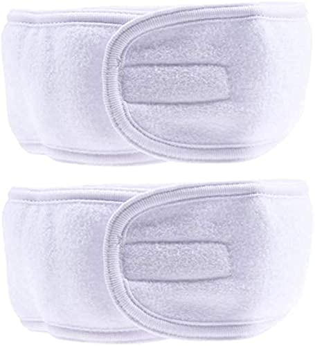 WHITE FACIAL, YOGA, SPA, HEAD BAND HAIR WRAP, BATH BAND, SPORTS BAND (6PCS)