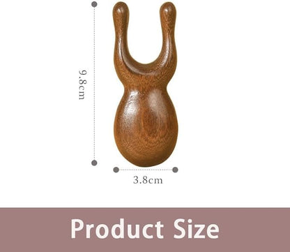 Head Massage Wooden Guasha Comb Massage Comb and Scraping Massage Tools Head Face Neck Full Body Massager for Spa and Relaxation Therapy