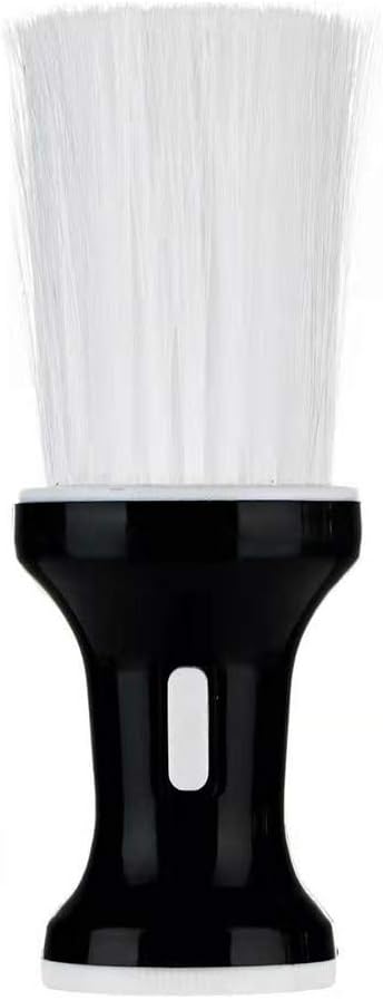 SUPVOX Barber Brush Soft Hairdressing Hair Brush Neck Duster Hair Cutting Cleaning Brush Salon Tools (Black White)