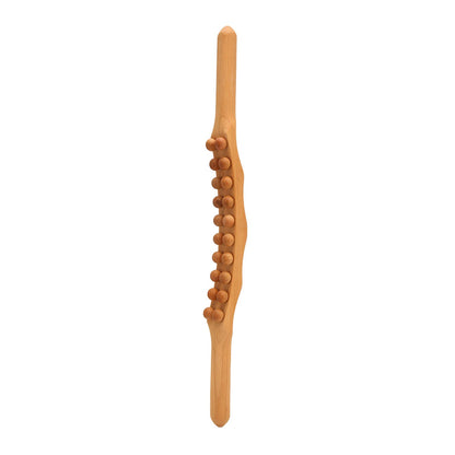 Wood Therapy Gua Sha Massage Tools - Wood Roller Stick Massager, Muscle Release and Soft Tissue Massage Tool, Back, Belly, Shoulder Flexor Release Tool, Lymphatic Drainage Tool