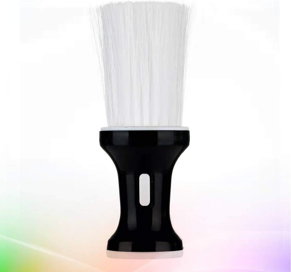 SUPVOX Barber Brush Soft Hairdressing Hair Brush Neck Duster Hair Cutting Cleaning Brush Salon Tools (Black White)