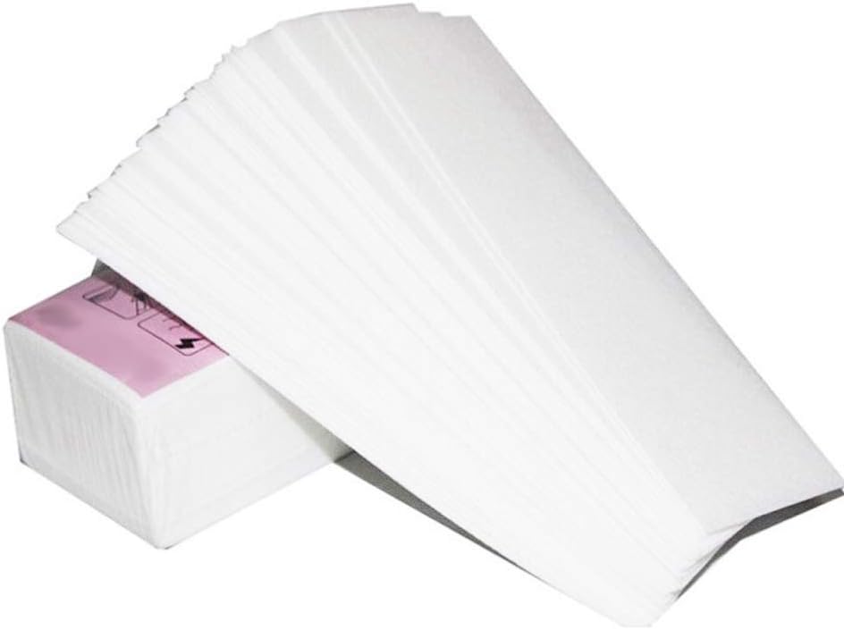 100Pcs Disposable Non-woven Wax Depilatory Paper Hair Removal strips