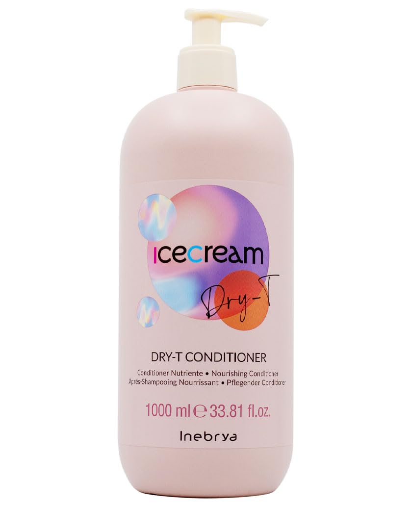 انيبريا بلسم ايس كريم دراي تي - بلسم مغذي 1000 مل Inebrya Ice Cream Dry-T Conditioner - Conditioner Nutriente 1000ml