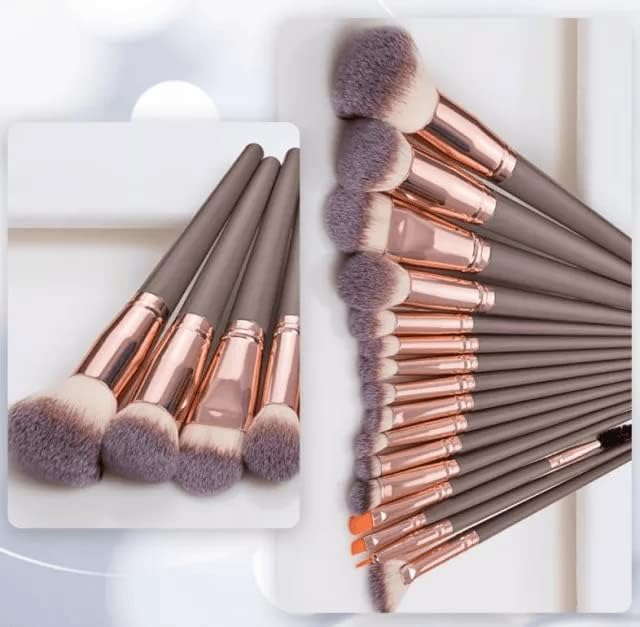 Makeup Brush Set 16 Pcs Professional Make Up Brushes Tool Premium Synthetic Contour Brushes Foundation Powder Blush Blending Concealers Eyeliner Eyebrow Eyeshadow Lip Brush Kit