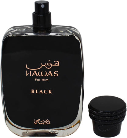 عطر هواس بلاك للرجال من راساسي 100 مل Rasasi Hawas Black men edp 100 ml
