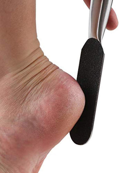 Foot File Callus Remover for Feet, Foot Scrubber Foot Grater Scrub Double Sided Professional Pedicure Kits Tools for Hard Dead Skin Cracked Heel, 25.2*6*3.5cm