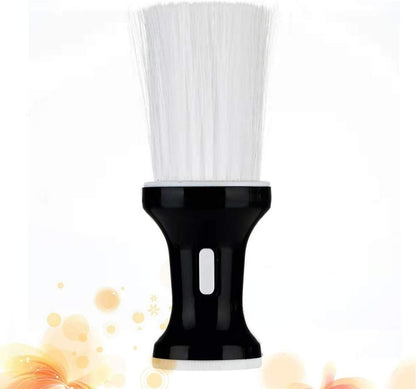 SUPVOX Barber Brush Soft Hairdressing Hair Brush Neck Duster Hair Cutting Cleaning Brush Salon Tools (Black White)