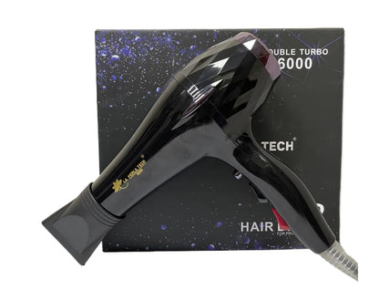 LA PERLA TECH Pro Hair Hand Dryer Professional Salon Blow Dryer Double 6000 Dryer