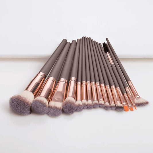 Makeup Brush Set 16 Pcs Professional Make Up Brushes Tool Premium Synthetic Contour Brushes Foundation Powder Blush Blending Concealers Eyeliner Eyebrow Eyeshadow Lip Brush Kit