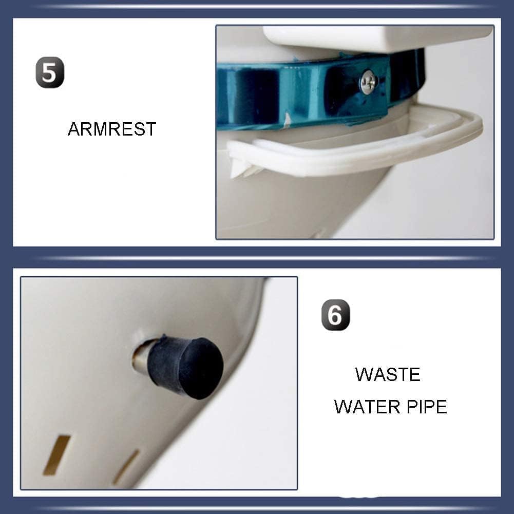 مكواة بخار احترافية للشعر مع حامل دوار، ارتفاع قابل للتعديل، معدات صالونات التجميل، Professional Hair Steamer with Rolling Stand, Adjustable Height, Salon Equipment, Whit