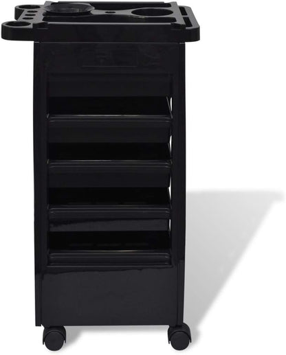 Hair Salon Plastic Trolley with Wheels