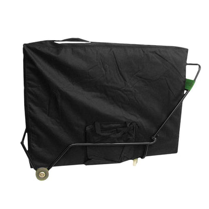 LA Perla Tech Professional Portable Massage Bed Heavy Duty Up to 250kg Loading Capacity (Black, 186 x 70 x 59/80cm) /Carry Case -Trolley