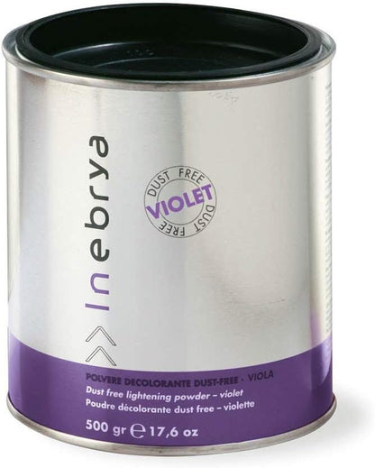 Inebrya Dust Free Perfumed Lightening Professional Use Bleaching Powder, Violet