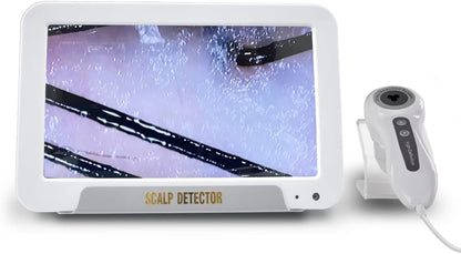 Scalp Detector with Monitor, Hair Analysis System, Digital Display Screen Diagnosis MultiFunctional Hair Follicle Skin Analyserجهاز كشف فروة الرأس مع شاشة، نظام تحليل الشعر، شاشة عرض رقمية لتشخيص بشرة بصيلات الشعر متعدد الوظائف