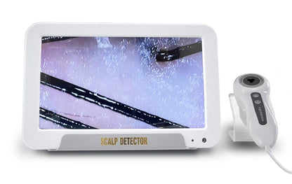 Scalp Detector with Monitor, Hair Analysis System, Digital Display Screen Diagnosis MultiFunctional Hair Follicle Skin Analyserجهاز كشف فروة الرأس مع شاشة، نظام تحليل الشعر، شاشة عرض رقمية لتشخيص بشرة بصيلات الشعر متعدد الوظائف