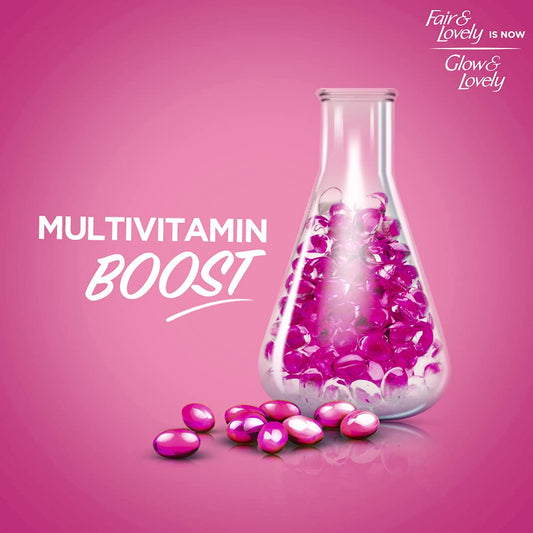 غسول الوجه بفيتامينات متعددة لاشراقة البشرة من جلو اند لوفلي، 150 مل GLOW & LOVELY Formerly Fair & Lovely Face Wash with Glow Multivitamins, Instaglow to remove dullness & brighten the skin, 150ml