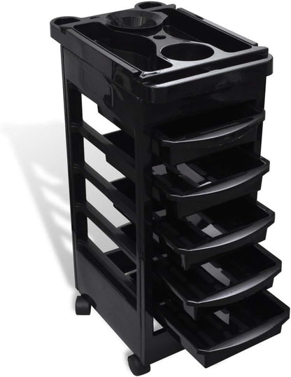 Hair Salon Plastic Trolley with Wheels