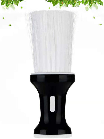 SUPVOX Barber Brush Soft Hairdressing Hair Brush Neck Duster Hair Cutting Cleaning Brush Salon Tools (Black White)