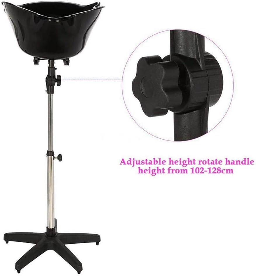Portable Washing Height Adjustable Shampoo Wash Hair Bowl Salon Sink Basin