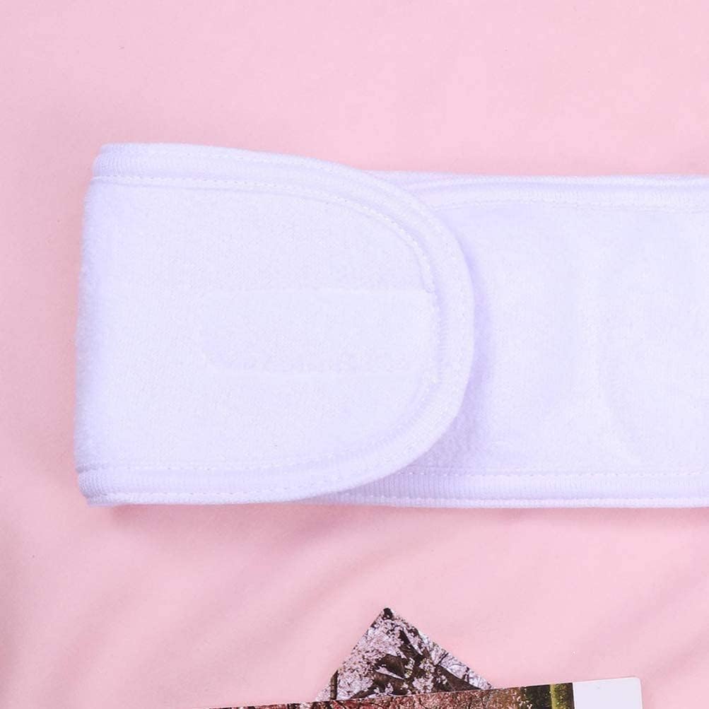 WHITE FACIAL, YOGA, SPA, HEAD BAND HAIR WRAP, BATH BAND, SPORTS BAND (6PCS)