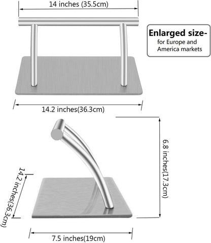 Stainless Steel Footrest,Professional Mobile Foot Rest,Foot Pedal parts for Barber Hairdressing Beauty Spa Nail Massage Salon Chairs