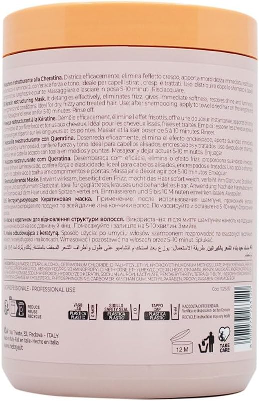 Inebrya Ice Cream Keratin Restructuring Mask - Maschera Ristrutturante 1000ml