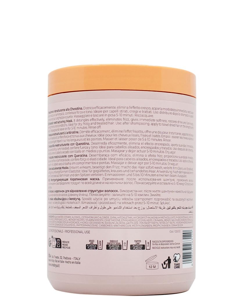 Inebrya Ice Cream Keratin Restructuring Mask - Maschera Ristrutturante 1000ml