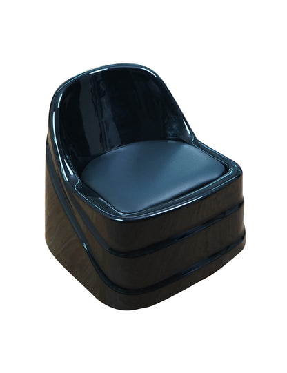 Stool Chair Mani/Pedi Heavy-Duty Rolling Chair w/Back Rest for Beauty Salon & Spa Nail Care salon Equipment (Black)