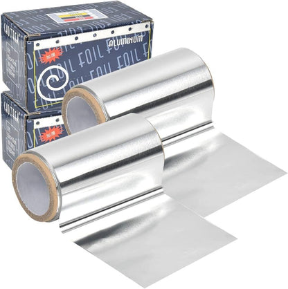 Professional Aluminium Hair Foil Silver Highlighting Foil Hairdressing Tools for Hairdressing Dyeing and Highlighting-W 8.4 cm