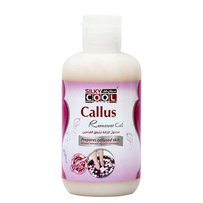 PILOT Silky Cool Callus Remover | Anti Crack Gel Treatment For Feet Curing Cuticles, Corn & Removing Callus Pedicure Treatment - Works In 5 Minutes - (Size 250 ml)