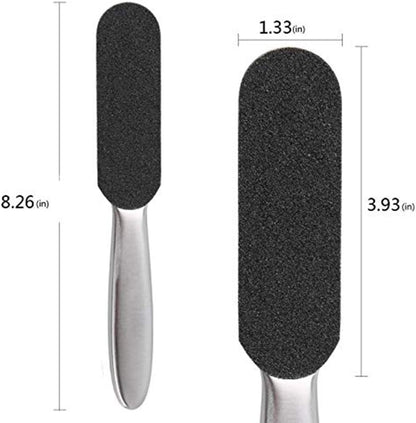 Foot File Callus Remover for Feet, Foot Scrubber Foot Grater Scrub Double Sided Professional Pedicure Kits Tools for Hard Dead Skin Cracked Heel, 25.2*6*3.5cm