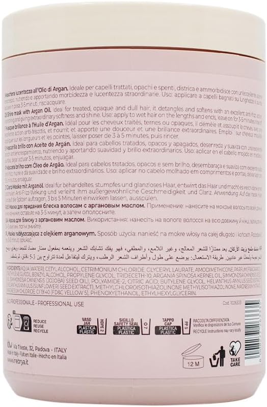 Inebrya Ice Cream Argan Age Pro Age Mask - Maschera Lucentezza 1000ml