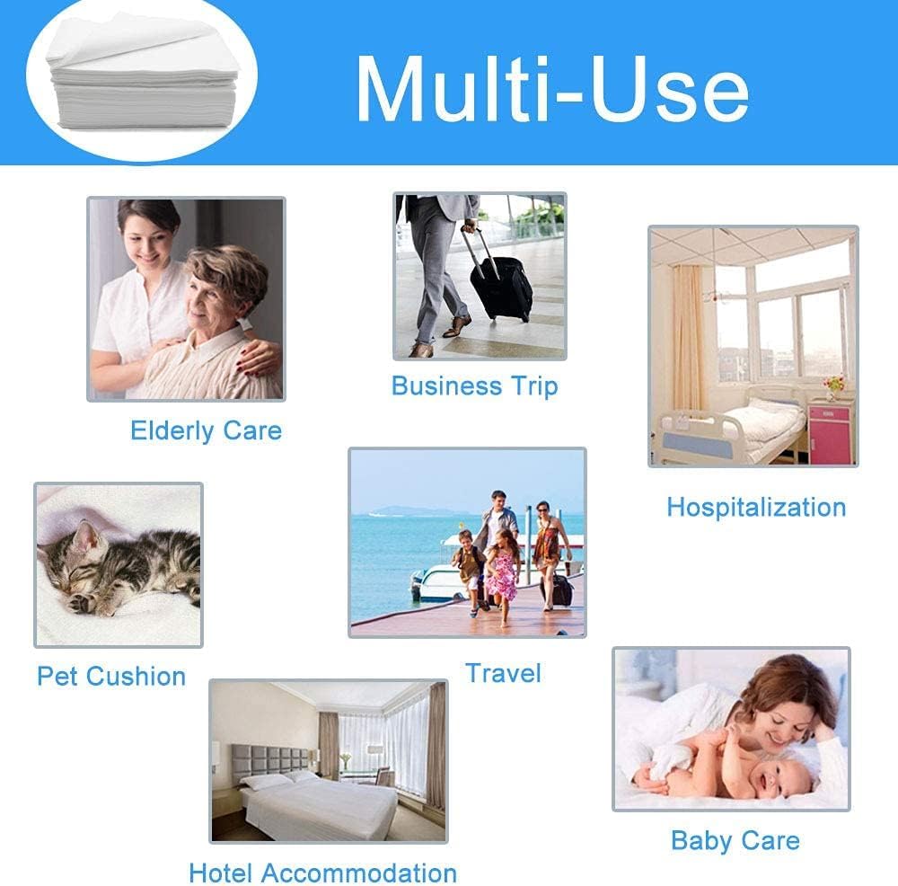 Spa Bed Sheets Disposable Massage Table Sheet Waterproof Bed Cover Non-Woven Fabric, 70x180cm 20 pcs