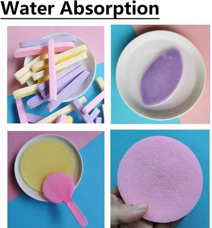 240 Pieces Compressed Facial Sponge for Estheticians Face Cleansing Sponge Makeup Removal Sponge Pad (Multicolor)